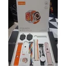 Relógios Smartwatch Inteligente 49mm da  A'gold Rl-18 C/6 Pulseiras