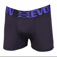 Cueca Box Boxer Plus Size Adulto de Microlight com Elástico 50 milímetros reforçado.