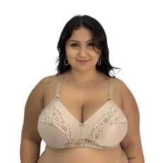Soutien Sutiã Plus Size Cetinete Cinta Reforçado