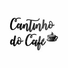 Espelho Decorativo Cantinho do Café com Xícara Acrílico Preto