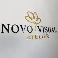 Logo Letreiro de Parede Acrílico Espelhado Personalizado 120x70