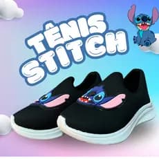 Tenis Stitch Infantil Menina Confortável