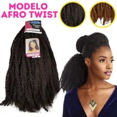 Cabelo Sintético Cherey Afro Twist 100g Diversas Cores