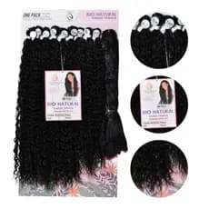 Cabelo Freedom&Love Cacheado Bio Fibra Miss Beyoncé 80cm 380g + Jumbo Braid Direto De Fábrica