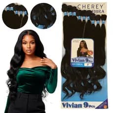 Cabelo Orgânico Vivian Cherey Ondulado 65cm 360g Fibra Premium Entrelace Entrega Rápida