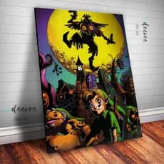 Placa Decorativa Do Jogo The Legend of Zelda Majora's Mask