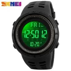 SKMEI Relogio 1251 esportes impermeável masculino lazer digital LED digital multifuncional relógio eletrônico
