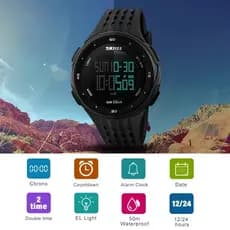 Relógio Skmei 1219 Digital Esportivo Masculino Para Esportes Ao Ar Livre [ Warranty ]