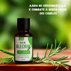 Óleo de Alecrim Cresce Cabelo BelVeg 60ml