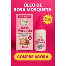 Óleo de Rosa Mosqueta 100% Natural- Hidratação e Regeneração da Pele