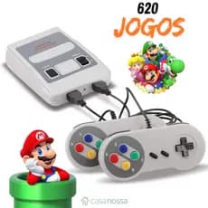 Video Game Retro com 2 controles 8 Bits 620 Jogos