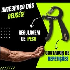 Hand Grip Com Contador Ajuste de 5 A 60Kg Ultra Resistente