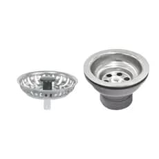 Válvula Para Pia Tramontina Econômica 3 1/2" sem Escape em Aço Inox