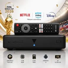 Receptor Vx Smart Vivensis Android Tv Sathd Regional, Sky, 4k
