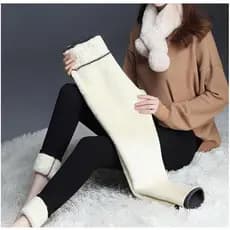 Legging Grossa Com Pelos Cintura Alta COMPRESSAO TÉRMICA calça feminina forrada peluciada academia neve inverno pijama