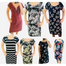 5 Vestido Longo Plus Size Evangélica Senhora Luxo Atacado