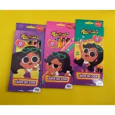 Lápis de Cor Clube da Anittinha 12 Cores - Molin - Lapis de cor da Anitta
