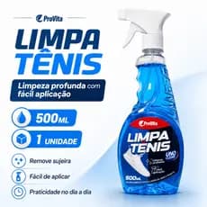 Limpa Tênis Spray 500ml Colorido Branco Limpeza Calçados Sapatos Higienização Fácil Aplicação Rapido