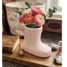Vaso Decorativo Botinha Galocha Enfeite Lembrancinha Porta Caneta Objeto Enfeite Mesa Decoração Fest