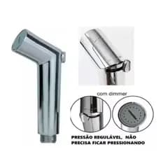 Gatilho Para Ducha Higiênica Bidê Chuveiro Abs Monaco Com Regulagem De Pressão De Água