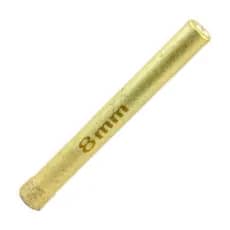 Broca Diamantada 8mm Para Furadeira Porcelanato Mármore Granito Azulejo Cerâmica Vidro Piso Telha