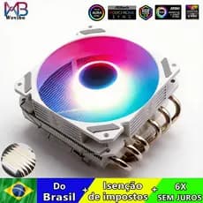 ARGB CPU Radiator Fan Low Profile Air Cooler 120mm For INTEL 115x 1200 1700 2011 X79 X99 AMD AM4 AM5