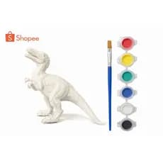 Dinossauro Para Pintar Dino Painter com Guache Infantil Educativo
