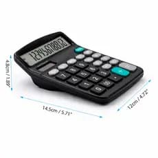 Calculadora Mesa 12 Dígitos Grande Profissional | Escritório Comercial Resistente