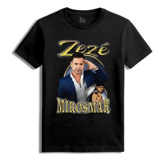 Camiseta 100% Algodão Zezé Di Camargo Mirosmar