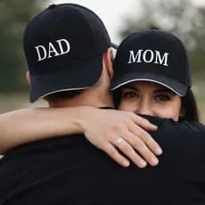 Bone Dad Mom Unissex Masculino Feminino Regulável Várias Cores