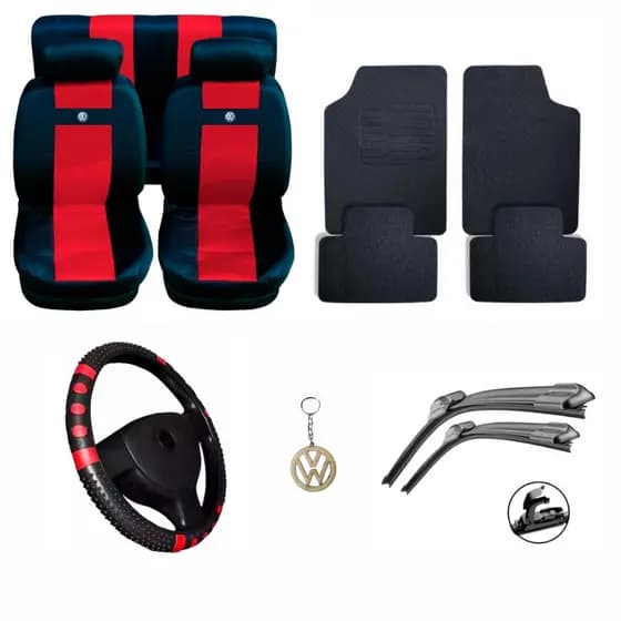 Capa Banco Carro Automotivo Tecido/Nylon Gol G2 G3 G4 G5 G6 Voyage Polo Virtus Fox Voyage Parati Bora Crossfox Spacefox
