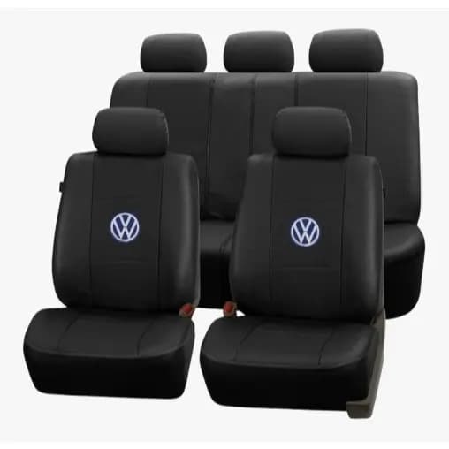 Capa De Banco Automotivo Para Carro Gol Voyage Fox Golf Couro - Cores Cinza,Vermelha,Rosa,Azul,Verde