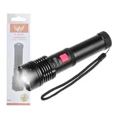 Lanterna Recarregável Usb Tática Portátil Bateria Luz Led 20W Super Potente