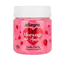 Creme Hidratante Corporal Frescor Imediato Morango do Amor Vanilla Cherry 150g