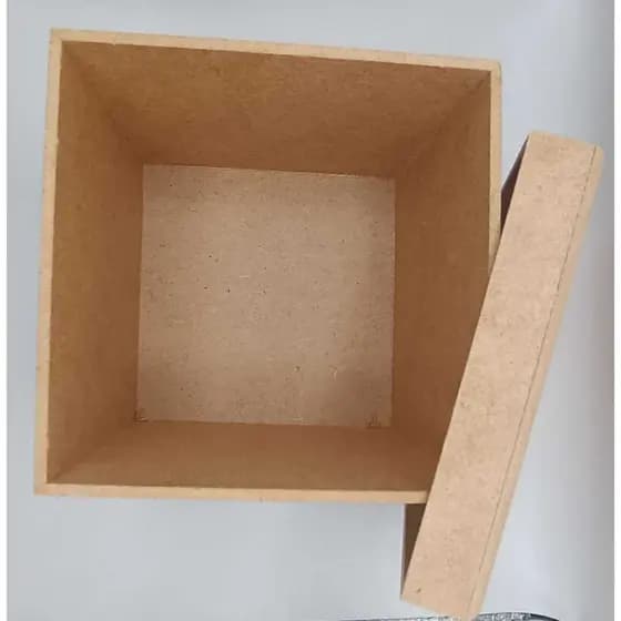 3 Caixas MDF 10X10X10 CM