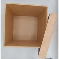 3 Caixas MDF 10X10X10 CM