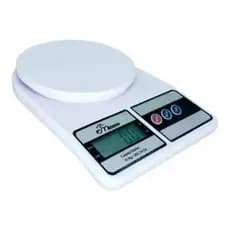 Balança Digital Cozinha Em Casa Tem 10kg Precisão Cor Branca