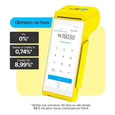 Maquininha Smart 2 Touch 5.5 Android 4G Wi-Fi Com Impressora e Gestão Original