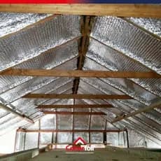 Manta Térmica Aluminizada Vedação Telhado Dupla Face Proteção Umidade Residêncial Industrial 50m²