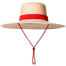 Chapéu de Palha Luffy One Piece – Fantasia Cosplay Adulto e Kids em Palha Natural com Fita Vermelha