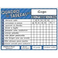 Lista de Planejamento Planner Anotações - Azul