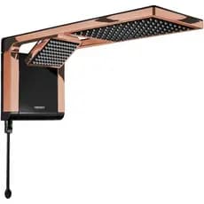 Chuveiro Elétrico Ducha Acqua Duo Rose Gold Preto 220V 7800w 6800w Lorenzetti