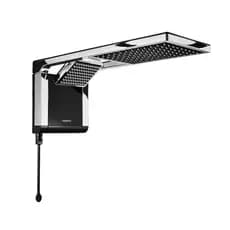 Chuveiro Elétrico Ducha Acqua Duo Ultra Preto Cromado 220V 7800w 6800W Lorenzetti