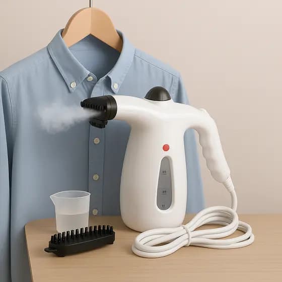 Passadeira a Vapor Portátil Ferro a Vapor de Passar Roupas No Cabide