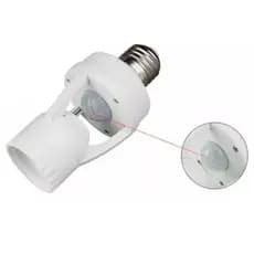 Sensor de Movimento para lâmpada E27 Com sensor de presença Fotocélula