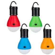Lâmpada de Led Para Camping Pesca Mecânico 4 Lâmpadas Camping Led Portátil Regulável A Prova Barraca