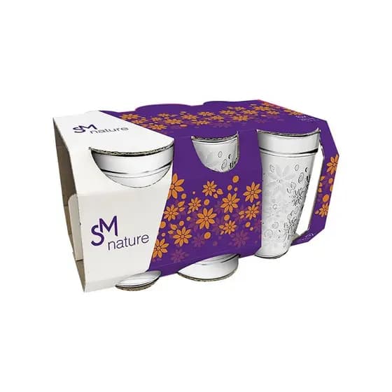 Jogo de copos com 6 peças 270ml Nature - Nadir