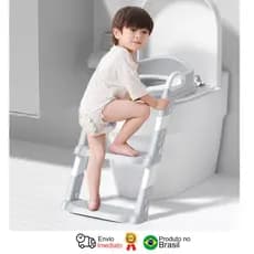 Assento Infantil Com Escada Para Vaso Sanitário DEEND Ajustável