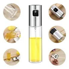 Porta Azeite e Vinagre Spray Chef – Galheteiro Borrifador em Aço Inox Recarregável