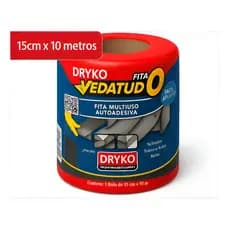 Fita Manta Asfáltica Aluminizada Vedatudo Dryko 10cm 15cm 30cm
